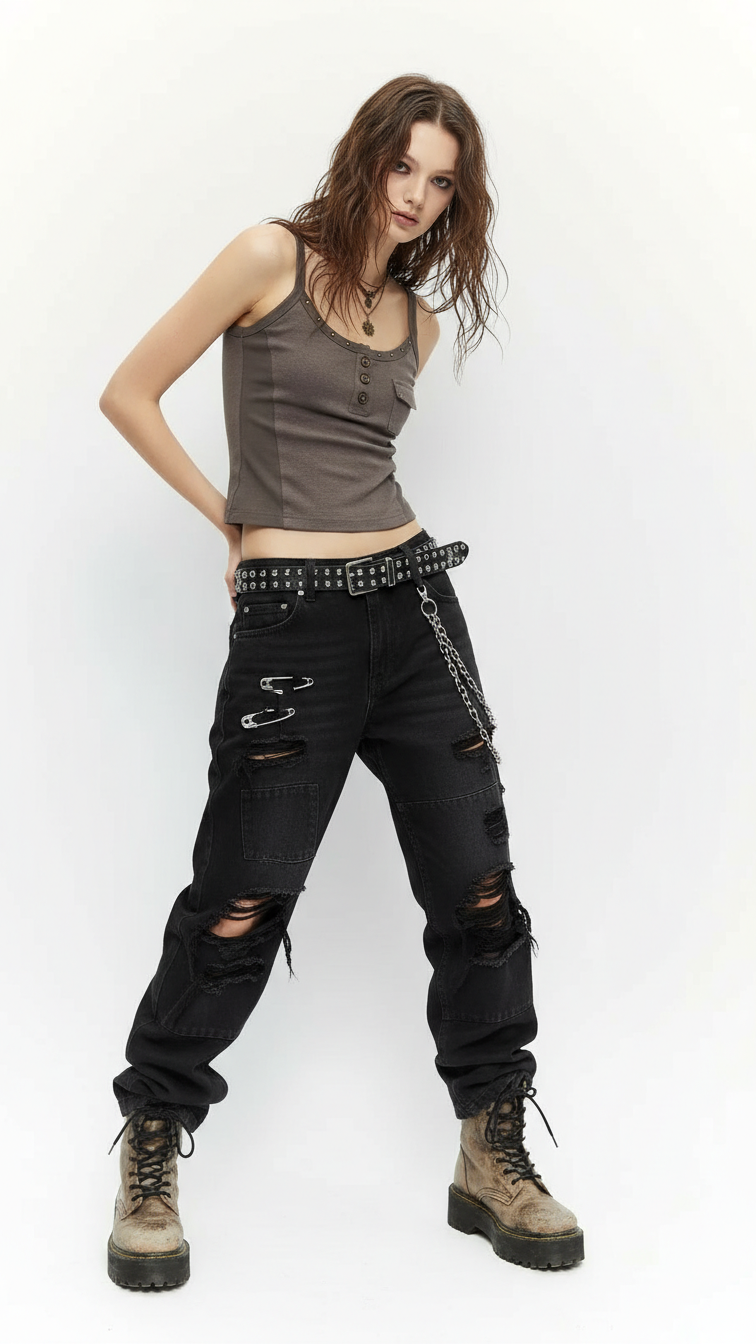 HarajukuStud Utily Crop