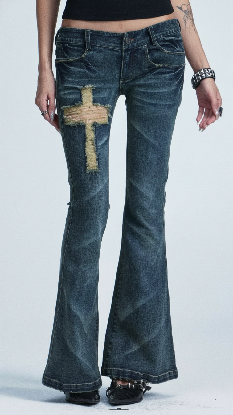 Neo Cross Flared Jeans