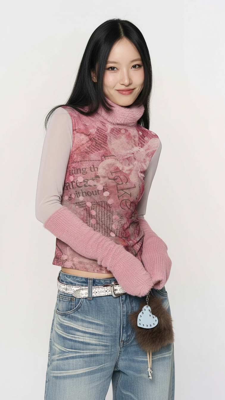 Neo Bloom Turtle Neck