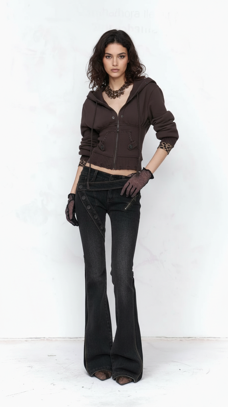 StrapEdge Low-Waist Jeans